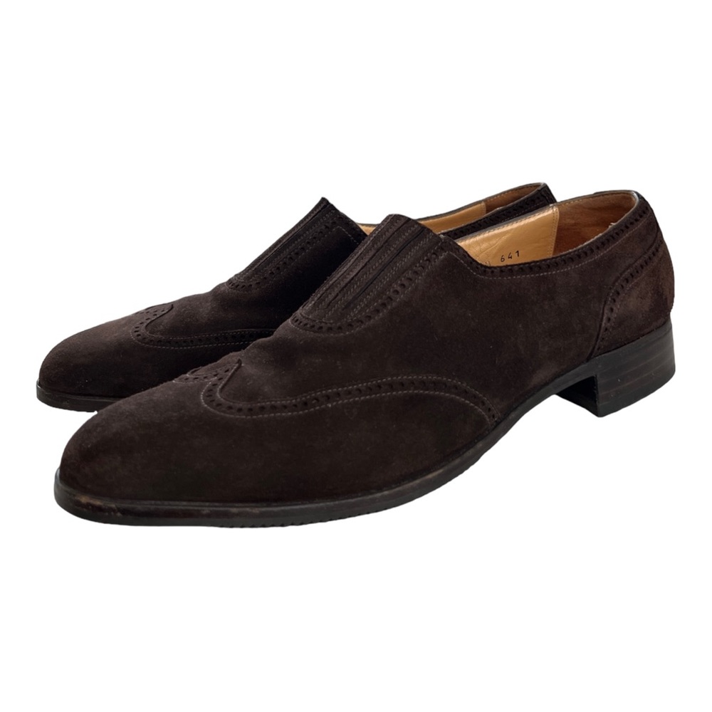 Gravati Per Neiman Marcus Women’s Suede Oxfords Size 9.5N Brown - Picture 2 of 11